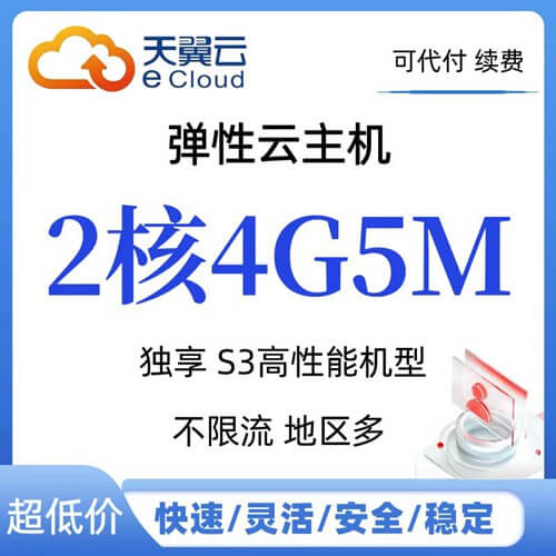 紫云天翼云主机推荐